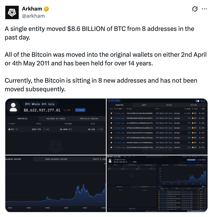 5 Temmuz BTC Haberleri - Bitcoin Balinalarından Şaşırtan Hareket
