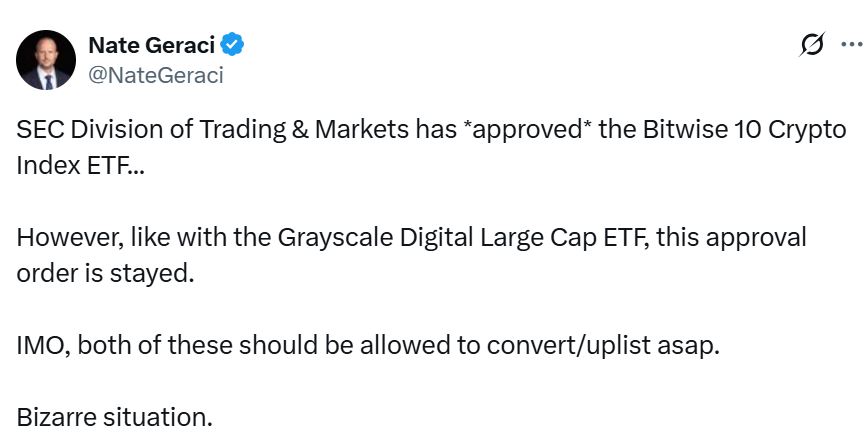 Bitwise ETF'si Beklenmedik Şekilde Durduruldu! Ne Oluyor? 5 Bitwise ETF'si Beklenmedik Şekilde Durduruldu! Ne Oluyor?