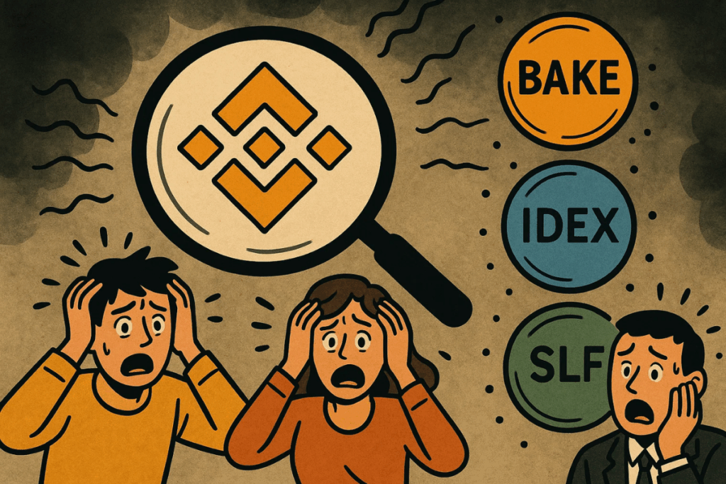 Binance Değerlendirmesi Panik Yarattı BAKE, IDEX ve SLF İzleme Etiketine Alındı