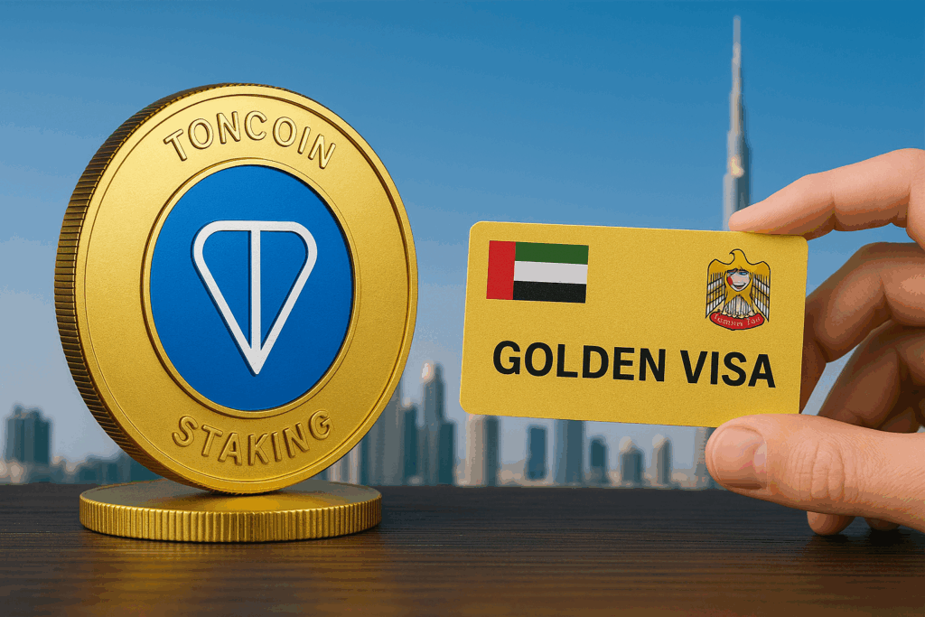 Toncoin Staking ile UAE Golden Visa: Kriptoyla Oturum İzni Dönemi Başladı