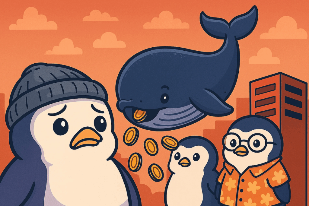 Pudgy Penguins Düşüş Yaşadı Balina Milyonlarca Dolarlık Satış Yaptı