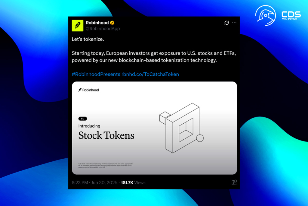 Robinhood AB Finansını Sallıyor: Kullanıcılar Artık 7/24 ABD Hisse Senedi İşlemi Yapabilecek - Robinhood AB Finansini Salliyor Tokenize Edilmis ABD Hisse Senetleri Artik Kullanimda