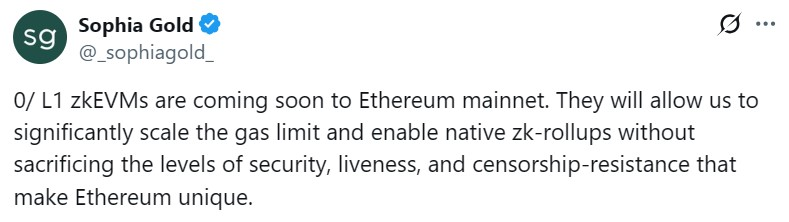 Ethereum Sahneye Yeniden Çıkıyor: zkEVM Teknolojisi Her Şeyi Değiştirebilir!