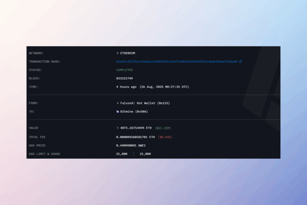 Kripto Çöküşü: Bitcoin ve Ethereum Gerilerken, BitMine Fırsat Görüyor