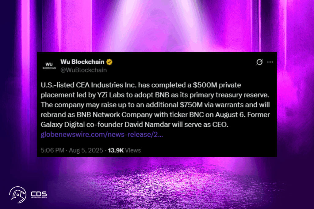 VAPE Yerini BNC’ye Bırakıyor: Nasdaq Şirketinden Tarihi Kripto Hamlesi