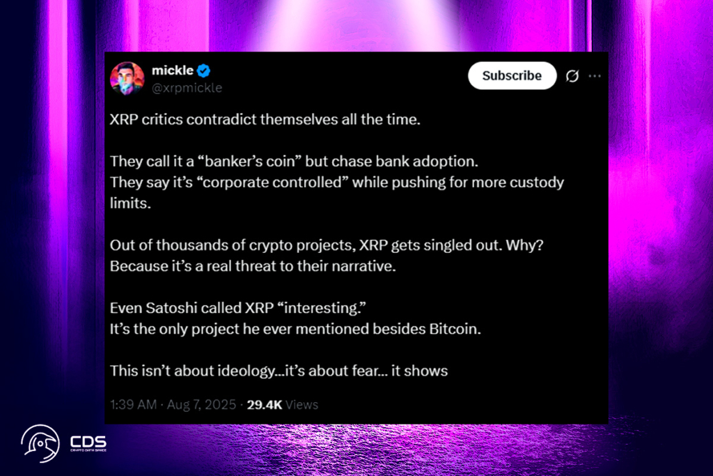 Analistin Kripto Önyargısını Sorgulamasıyla XRP Tartışması Kızışıyor - XRP Tartismasi Kizisiyor Satoshi Ripplein Tokenini Tercih Etti mi