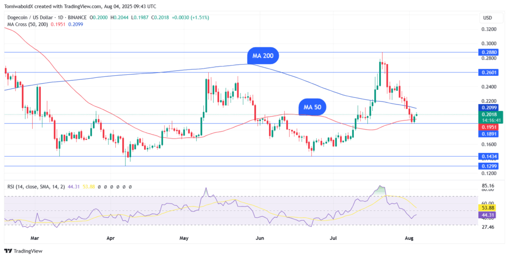 DOGE Fiyatı ve Hacmi Hareketlendi: 0.21 Direnci Kapıda