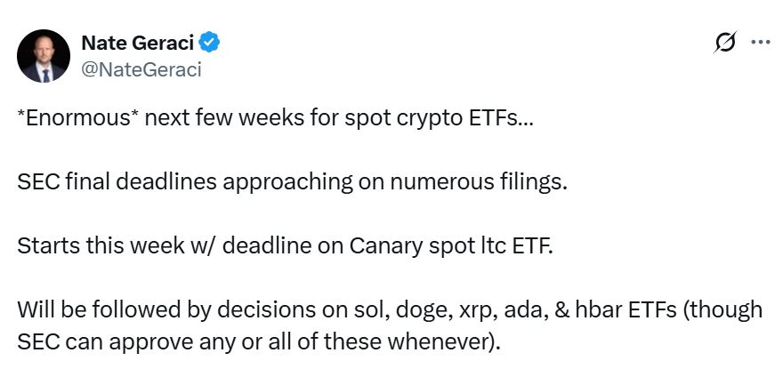 Altcoin Sezonu Başlıyor mu? SEC’ten Kritik ETF Hamlesi!
