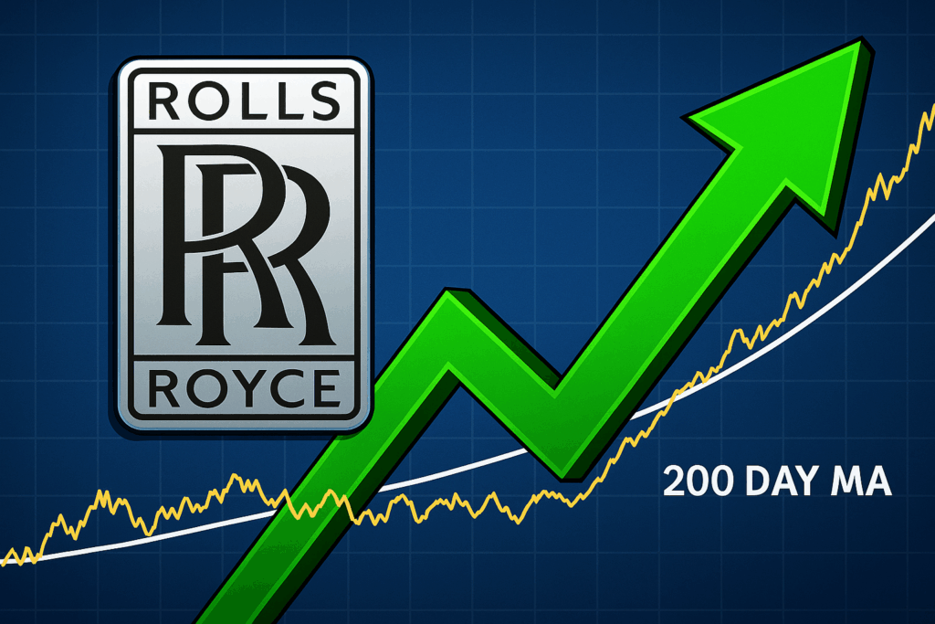 Rolls-Royce Holdings PLC, 200 Günlük Hareketli Ortalamanın Üzerine Çıktı