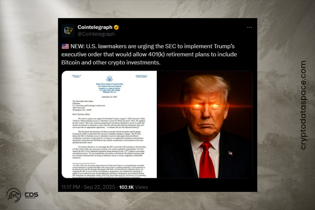 Trump’ın Yürütme Emri, 401(k) Emeklilik Planlarında Kripto Tartışmasını Alevlendirdi