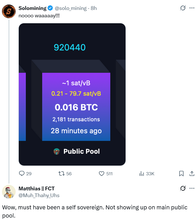 Bitcoin’de Solo Madencilikle Büyük Ödül Kazanmak Mümkün mü?