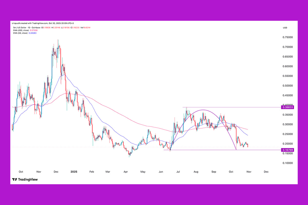 Sei Token Çakıldı: Ağustos Zirvesinden Beri %50’den Fazla Değer Kaybı!