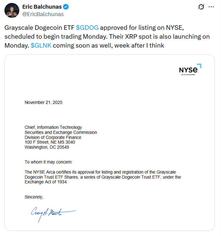 Kripto ETF Fırtınası: DOGE ve XRP ETF’leri ABD Borsasında İşlem Görmeye Hazır