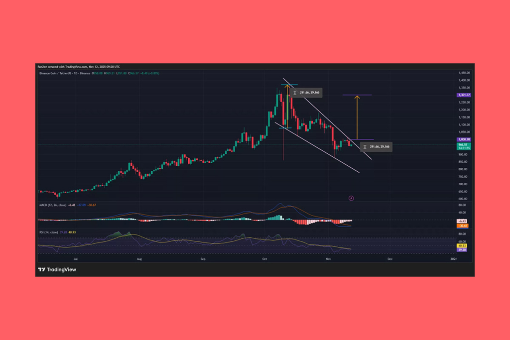 BNB Baskı Altında: Fiyat, Ekim Zirvesinden Sert Düştü