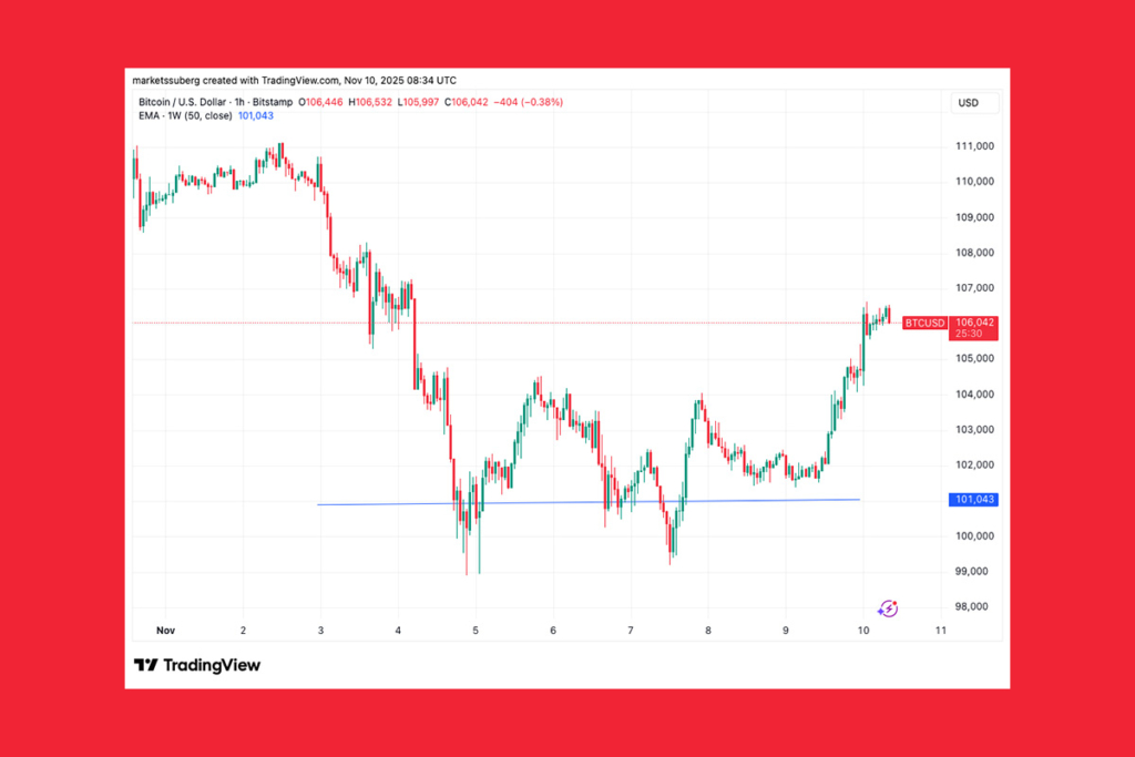 BTC Fiyat Analizi: Boğalar 104.500 Dolar Üzerinde Güç Kazanıyor