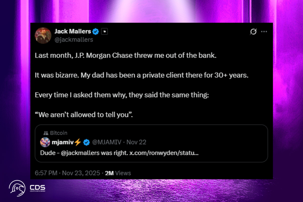 JPMorgan Strike CEO’sunun Hesabını Kapattı: Kripto Topluluğu Tepkili