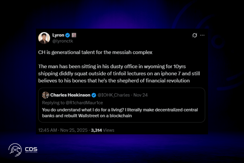 Kripto Topluluğu Hoskinson’ı Aşırı Övgüleri Nedeniyle Topa Tuttu