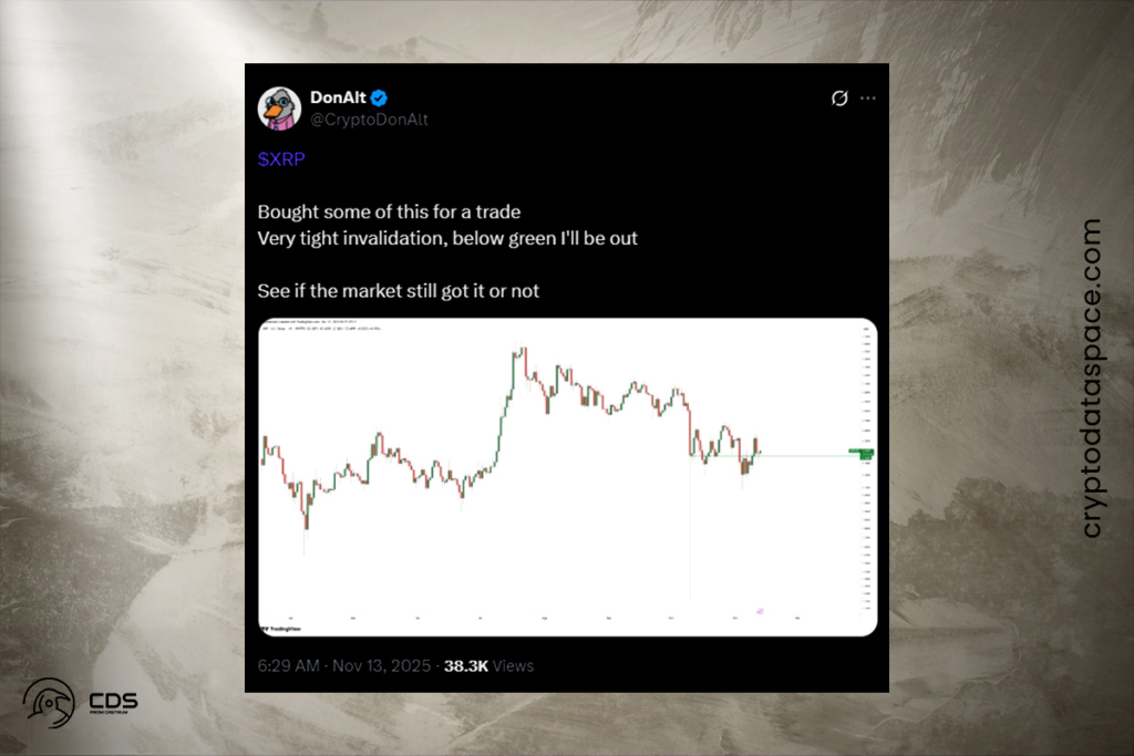 XRP Kısa Vadeli Ralliye Göz Kırpıyor: Ünlü Trader, Token’ın Yükselişine Oynuyor