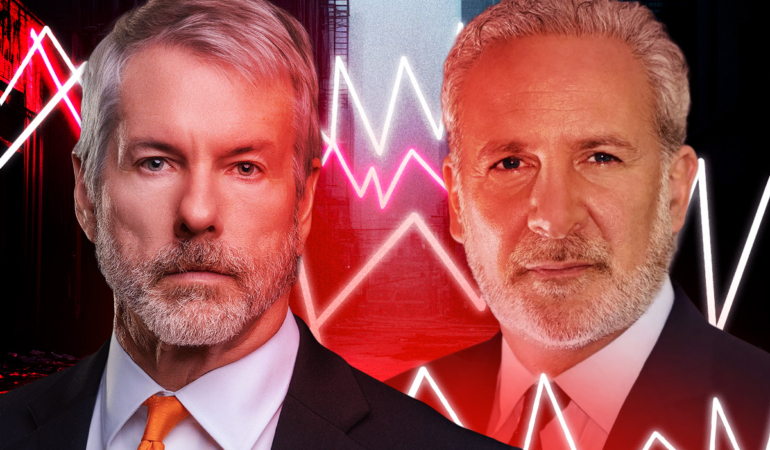 Saylor ve Schiff Arasındaki Bitcoin Çatışması Kızışıyor