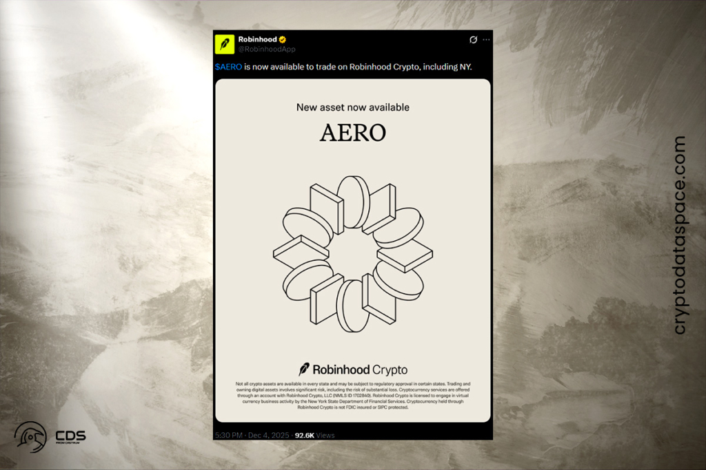 AERO Robinhood’da Listelendi: Bir Sonraki Büyük DeFi Patlaması mı?
