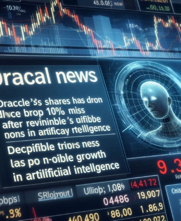 Oracle Hisseleri %10 Düştü: Küçük Gelir Açığına Rağmen AI İşinde Büyüme Sürüyor