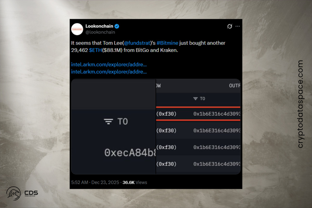Ethereum Birikim Alarmı: BitMine Ether Varlıklarını Güçlendiriyor