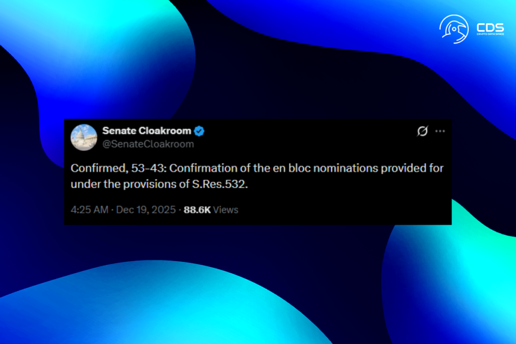 Senato Oylaması Sonrası CFTC ve FDIC Yeni Başkanlarına Kavuştu