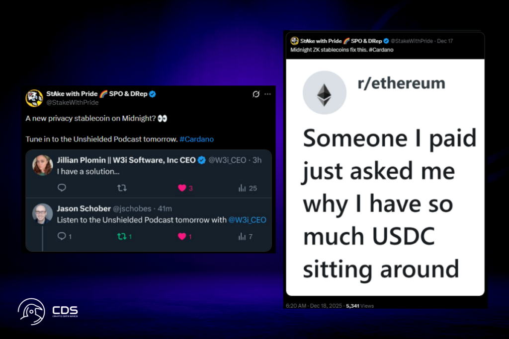 USDC Gizlilik Endişeleri Cardano’nun Midnight Sidechain’ine Olan İlgiyi Artırdı