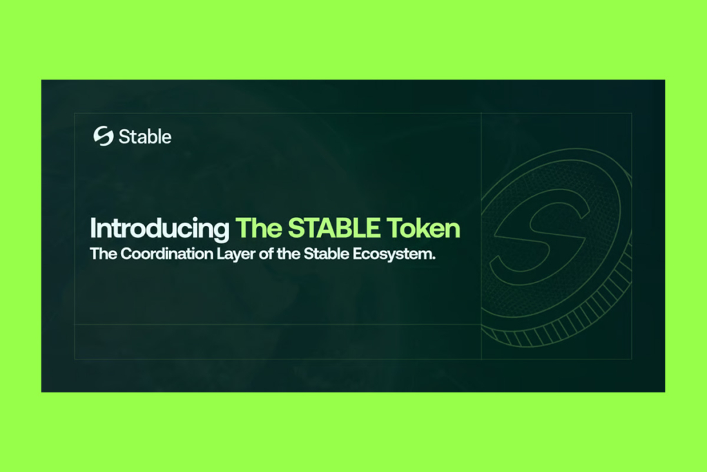 Yüksek Hacimli İşlemleri Güçlendirmek İçin STABLE Tokenomik Modeli Duyuruldu