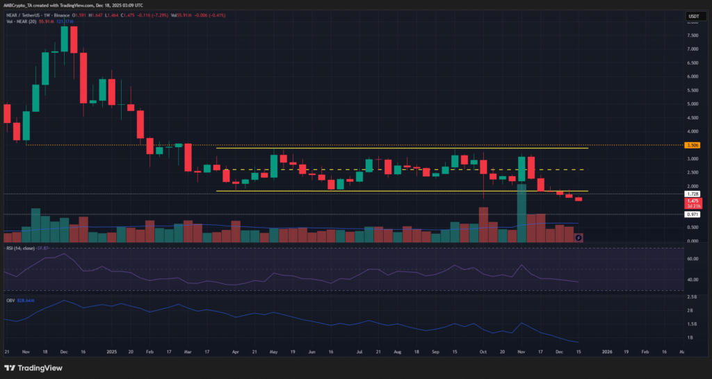 NEAR Protocol, Bitcoin Dalgalanmalarıyla Değer Kaybediyor