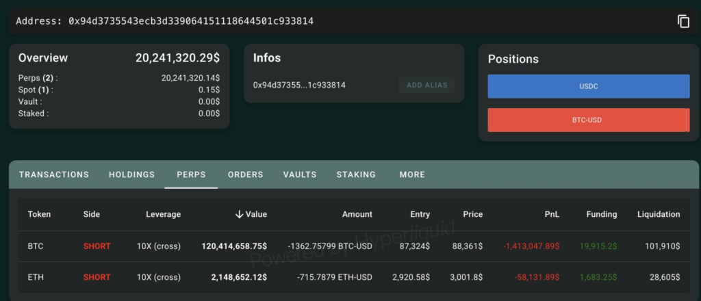 Bitcoin ve Ethereum’da Balina Aktivitesi Piyasa Riskini Artırıyor