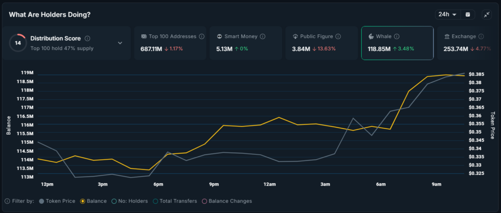 Balinalar Franklin, ZORA ve FARTCOIN’e İlgi Gösteriyor